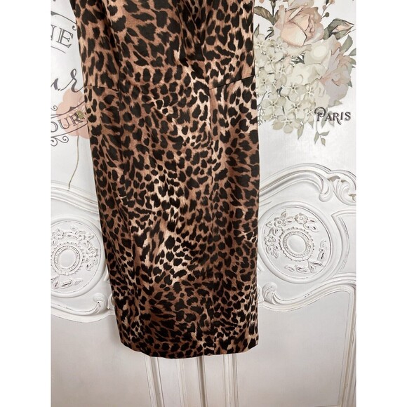 Michael Kors Shesth Dress Animal Print Sleeveless Size 2 - Picture 7 of 12